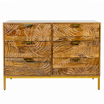 Комод с выдвижными ящиками и фактурным фасадом Termite варинант исполнения - 1 | Loft Concept в Москве