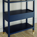 Стеллаж Elsa Dreams Blue со стеклянными полками и ящиком варинант исполнения - 6 | Loft Concept в Москве