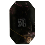 Шкатулка из эпоксидной смолы с цветами черная Epoxy Resin Pink Flowers Box Black варинант исполнения - 1 | Loft Concept в Москве