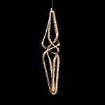 Подвесной светильник с декоративными элементами в виде кристаллов Smooth Shine варинант исполнения - 2 | Loft Concept в Москве