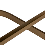 Стул барный букле бежевый с каркасом цвета матовое золото Tactility варинант исполнения - 4 | Loft Concept в Москве