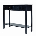 Черная консоль с выдвижными ящиками Monica варинант исполнения - 5 | Loft Concept в Москве