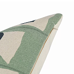 Подушка декоративная зеленого цвета с геометрическим рисунком Divine Abstractions варинант исполнения - 3 | Loft Concept в Москве