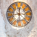 Часы настенные из металла в стиле лофт Clock with History варинант исполнения - 2 | Loft Concept в Москве