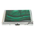 Портсигар на 10 сигарет с газовой зажигалкой из натурального камня Малахит Stone Cigarettes Cases варинант исполнения - 5 | Loft Concept в Москве