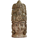 Арт-объект на стену Маска из массива акации Acacia Mask варинант исполнения - 4 | Loft Concept в Москве