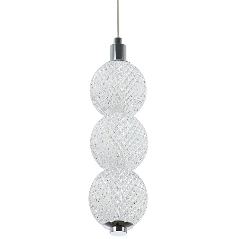    Crystal Globule Hanging Lamp Chrome     | Loft Concept 