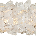 Люстра светодиодная фактурная в форме кольца Amber Crystal варинант исполнения - 1 | Loft Concept в Москве