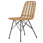 Стул с ротанговым плетением Wicker Stool без подлокотников варинант исполнения - 4 | Loft Concept в Москве
