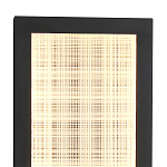 Светодиодное прямоугольное бра из металла черного цвета Lattice Lux варинант исполнения - 6 | Loft Concept в Москве