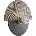 Круглый настенный фактурный светильник Textured Disc варинант исполнения - 1 | Loft Concept в Москве