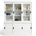 Витрина из массива сосны Cobbett White Wood Showcase варинант исполнения - 2 | Loft Concept в Москве