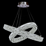 Люстра на 2 кольца с текстурной огранкой Reflection of Reality варинант исполнения - 7 | Loft Concept в Москве