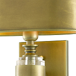 Бра с овальным абажуром на прозрачном основании Masculinity варинант исполнения - 1 | Loft Concept в Москве