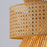 Подвесной светильник с абажуром из натуральных материалов Light Inside the Cell варинант исполнения - 4 | Loft Concept в Москве