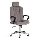 Кресло компьютерное City Chair хром флок варинант исполнения - 2 | Loft Concept в Москве