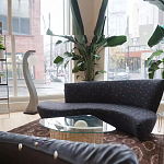 Дизайнерский журнальный стол в виде раковины с жемчужиной под прозрачной столешницей Fahin варинант исполнения - 4 | Loft Concept в Москве