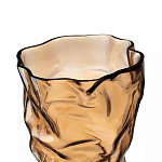 Ваза стеклянная фактурная Crumpled Vase 32 см варинант исполнения - 2 | Loft Concept в Москве