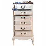Комод высокий узкий с 6-ю ящиками Interiors Romance варинант исполнения - 1 | Loft Concept в Москве