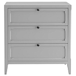 Комод с 3-мя ящиками серый Silva Grey Chest of Drawers варинант исполнения - 1 | Loft Concept в Москве