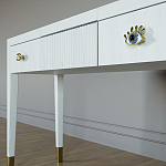 Туалетный стол - Трельяж Elsa Dreams White 120 см варинант исполнения - 3 | Loft Concept в Москве