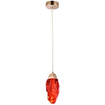 Подвесной светильник Soar Hanging Lamp Brass Red Красный варинант исполнения - 2 | Loft Concept в Москве