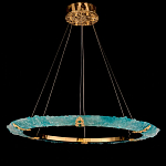 Люстра в форме кольца с цветочным декором Warm Heavenly Light варинант исполнения - 4 | Loft Concept в Москве