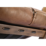 Двухместный диван Duncan винтажная коричневая кожа варинант исполнения - 3 | Loft Concept в Москве