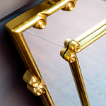 Зеркало прямоугольное Golden Classic Ornament Mirror варинант исполнения - 3 | Loft Concept в Москве