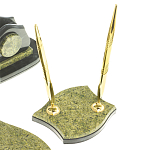 Настольный письменный набор из змеевика из 7-ми элементов Successful Leader варинант исполнения - 8 | Loft Concept в Москве