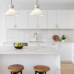 Подвесной светильник с белым стеклянным конусным плафоном Alora Mood варинант исполнения - 13 | Loft Concept в Москве