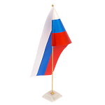 Флагшток на подставке из натурального камня Stone Flagpole варинант исполнения - 1 | Loft Concept в Москве