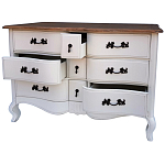 Комод бежевый в стиле Прованс Montmartre Provence Beige Wide варинант исполнения - 5 | Loft Concept в Москве
