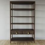 Стеллаж с двумя ящиками Elsa Dreams Walnut варинант исполнения - 4 | Loft Concept в Москве