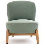 Кресло на деревянных ножках Olguin Green Chair варинант исполнения - 2 | Loft Concept в Москве