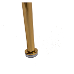 Стул велюровый хаки на золотистых металлических ножках Vendramin Chair варинант исполнения - 6 | Loft Concept в Москве