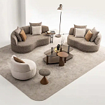 Двухместный диван Calypso варинант исполнения - 4 | Loft Concept в Москве