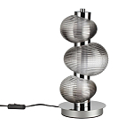 Настольная лампа с 3-мя рифлеными стеклянными шарами Marcelh Light варинант исполнения - 5 | Loft Concept в Москве