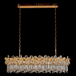 Люстра с декоративными элементами в виде крупных хрустальных цветов Palace Gardens варинант исполнения - 2 | Loft Concept в Москве