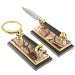 Настольный письменный набор из яшмы Manager Organizer варинант исполнения - 9 | Loft Concept в Москве