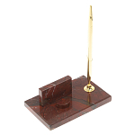 Подставка для телефона с ручкой из натурального камня креноид Natural Stone Stand варинант исполнения - 1 | Loft Concept в Москве