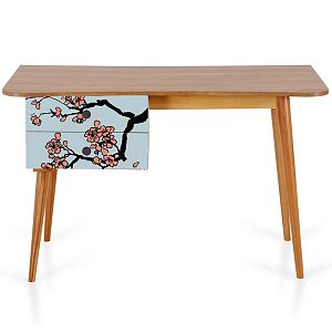 Письменный стол с принтом на ящиках Elise Desk