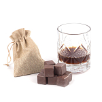 Камни для охлаждения виски из красного лемезита Natural Stone Cube варинант исполнения - 6 | Loft Concept в Москве