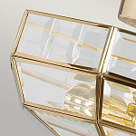 Потолочный светильник шестигранной формы с прозрачными стеклянным плафоном Elstead Lighting варинант исполнения - 12 | Loft Concept в Москве