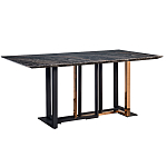 Стол обеденный со стальными ножками оригинальной формы Gourmet Meal варинант исполнения - 1 | Loft Concept в Москве