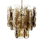 Люстра из круглых стеклянных элементов Vienna варинант исполнения - 1 | Loft Concept в Москве