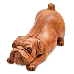 Статуэтка деревянная в виде собаки Puppy варинант исполнения - 1 | Loft Concept в Москве