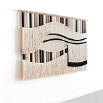 Художественный Гобелен из нитей Макраме Dunes Wall Art варинант исполнения - 1 | Loft Concept в Москве