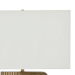 Настольная лампа с прямоугольным белым абажуром Skillful Face варинант исполнения - 2 | Loft Concept в Москве