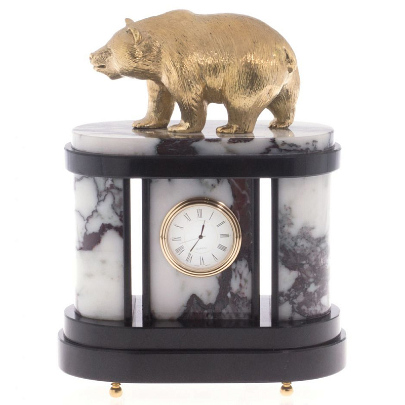         Bear Stone Clock       | Loft Concept 